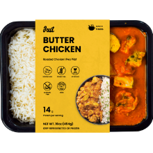 Butter Chicken with Peas Pilaf